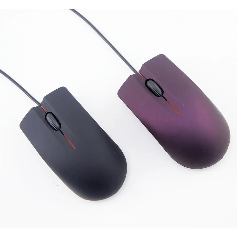 Ratón portátil con cable de 4 teclas de alta calidad para PC, portátil, de escritorio, para gamers, 1200 dpi, textura mate, USB
