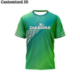Hot Selling Fitness Short Sleeve DIADORA Badminton Sport Clothes T-shirt Comfortable Breathable Sweat Absorption Cycling Clothes