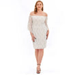 Slash neck plus size vestidos de festa verão 2022 elegante laço alargamento manga mini vestido sexy fora do ombro vestido de baile