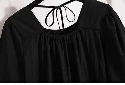 Plus Size Shirts & Blouses Women Summer 2025 New Arrival Korean Fashion Tops Short Puff Sleeve Loose Sweet Blouse Woman L-4XL
