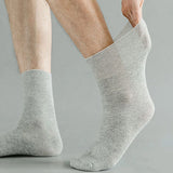 5 Pairs Plus Size EUR 45-50 Prevent Varicose Veins Socks Mens Diabetics Patients Cotton Loose Mouth Sock Man Women Comfort Meias