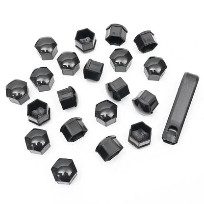 20pcs Car Wheel Tire Nut Caps Anti-Rust Protection Cover 17mm 19mm 21mm Car Hub Nut Decoration Cap Accessories
