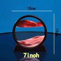 3D Hourglass Quicksand Moving Sand Art Picture Round Glass Deep Sea Sandscape Craft Flowing Painting Office Home Decor Gift New