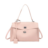 Casual Large Capacity Lychee Pattern Single Shoulder Slant Cross Bag Versatile Underarm Bag Simple Stylish Tote Bag