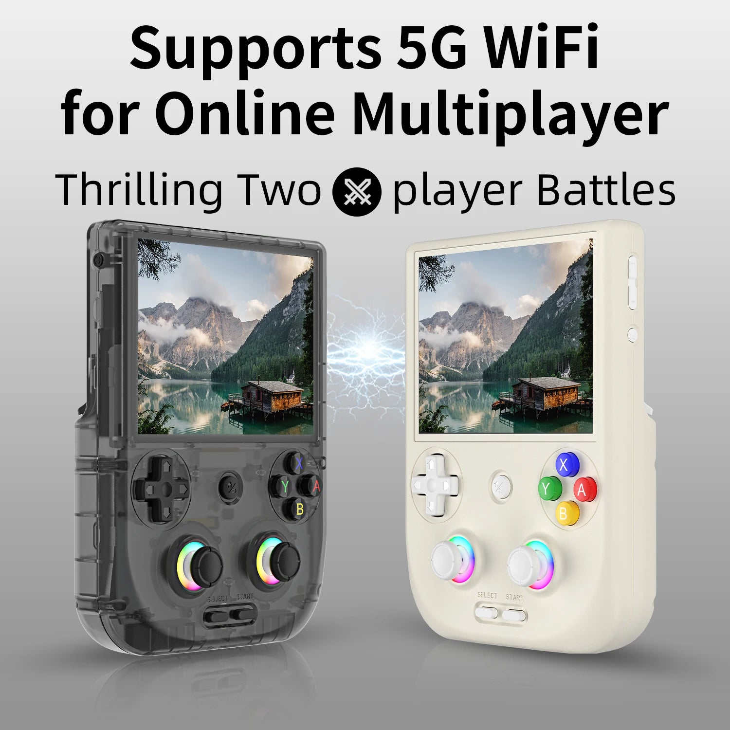 ANBERNIC RG406V Retro Handheld Game Console 4" IPS Multi-touch Screen Android 3D Hall Joystick 5500mAh Video Player 1080p DP Out