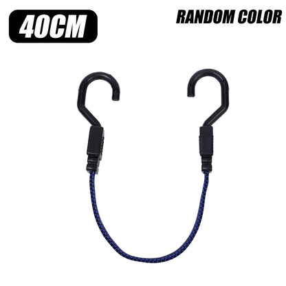 New Elastics Rubber Luggage Rope Cord Hooks Bikes Rope Tie Bicycle Luggage Roof Rack Strap Fixed Band Hook Car Accessories