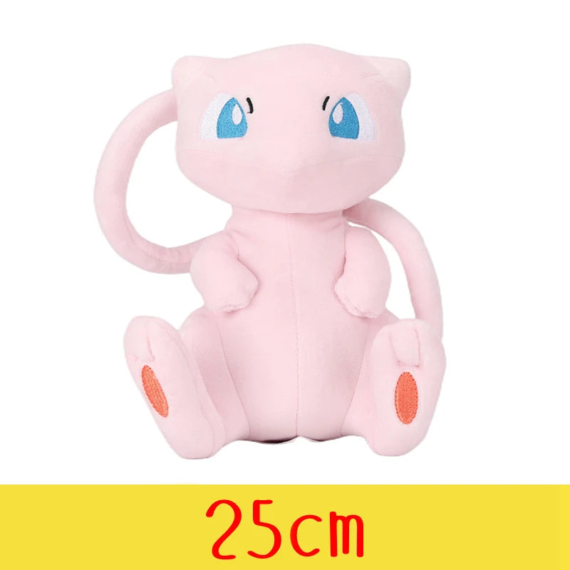 Peluche de Pokémon de alta calidad con etiqueta, dibujo animado de Pikachu, Charmander, Squirtle, Bulbasaur, muñeco de peluche, regalo para niños.