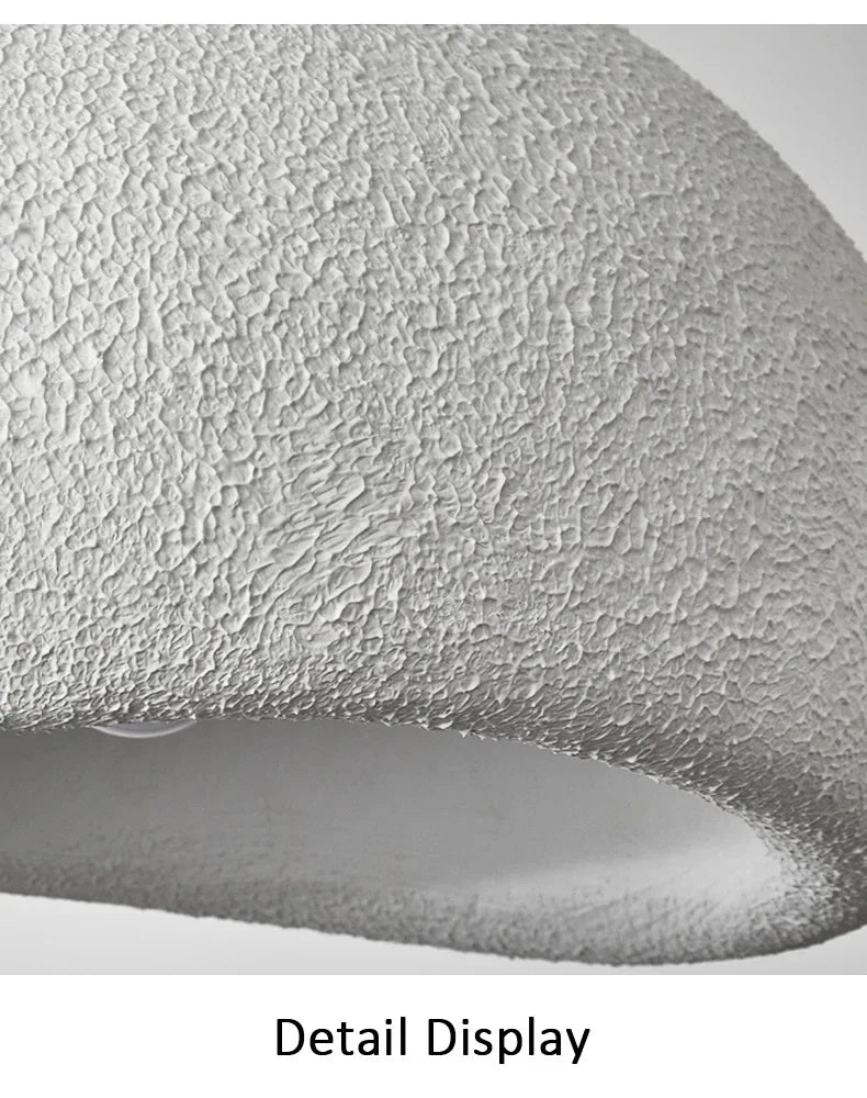 Nordic Wabi Sabi LED Ceiling Lamps Minimalist Cream Style Living Room Bedroom Ceiling Light 45/52/60/70cm Home Decor Chandeliers