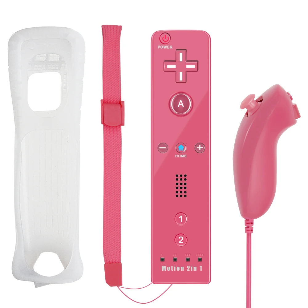 Controllers for Nintendo Wii/Wii U Left/Right 2in1 Motion Plus Controller Wireless Remote Control Gamepad Video Game Accessories