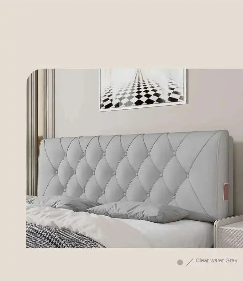 Backrest Soft Bag Bed Headboards for Hotel Headboards American Flannel Cloth Skin-Friendly Light Luxury Household Bed Headboards