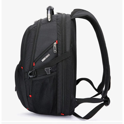 Swiss-Multifunctional bags Durable 17 Inch Laptop Backpack, Travel Bag,College Bookbag,USB Charging Port,Water Resistant