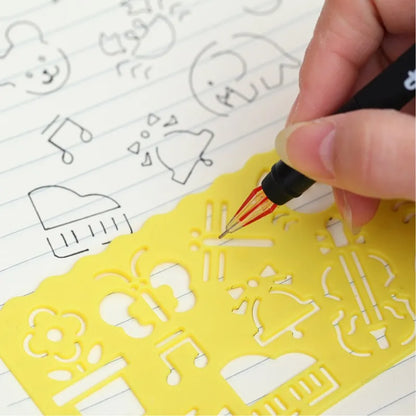 22/4/1PC Spirograph Ruler Drawing Scratch Painting Toys Interlocking Gears Wheels Painting Drawing Accessories Educational Toy