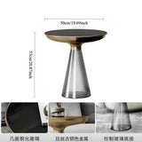 Artistic Glass Coffee Tables, Creative Design End Tables for Living Room , Stylish Accent Tea Table with Various Sizes & Colors