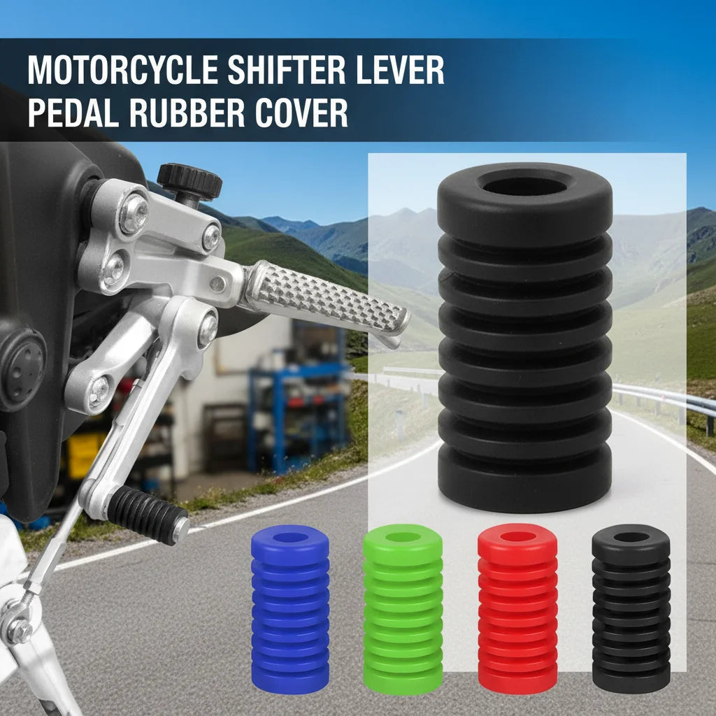Non-Slip Rubber Motorcycle Gear Shift Shifter Lever Foot Pad Pedal Motorbike Gear Shift Lever Cover Moto Accessories