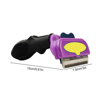 Peines para quitar el pelo de mascotas y gatos, cepillos de aseo para perros y gatos, peines de masaje para la caída del pelo, cepillo de limpieza y desenredado para recortar el pelo de mascotas.