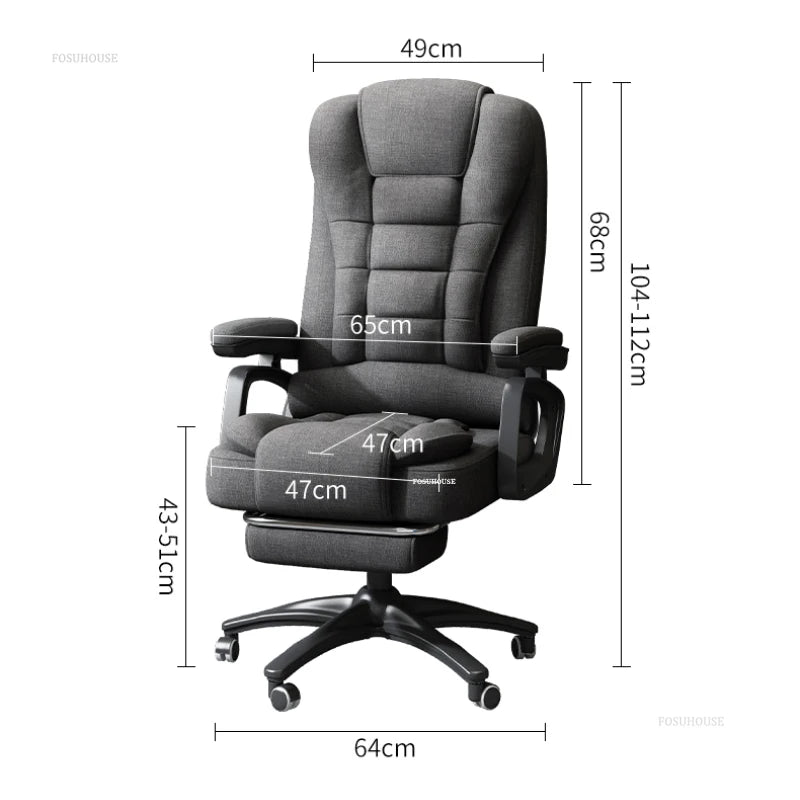 Nordic Boss Office Chairs Home office Furniture bedroom Computer Chair Comfort Seat Back E-sports Chair Swivel Gaming Armchair