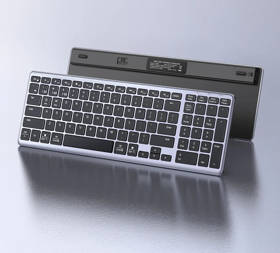 UGREEN Keyboard Wireless Bluetooth 5.0 2.4G Russian/Korean/EN 99 Keycaps For MacBook iPad PC Tablet USB C Rechargeable Keyboard