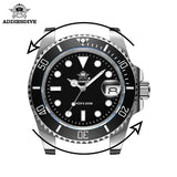 ADDIESDIVE Men's Classic Watch with Ceramic Bezel 200m Water Resistant Casual Quartz Watch BGW9 Blue Luminous Gift Watch MY-H3-2