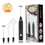 Portable Electric Milk Frothers Handheld Blender USB Mini Coffee Maker Whisk Mixer Cappuccino Cream Egg Beater Food Blender