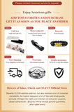 OLEVS Men's Watches Top Brand Luxury Original Waterproof Quartz Watch for Man Gold Skeleton Style 24 Hour Day Night New