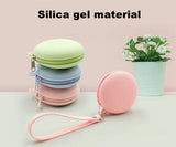 Small Purse Silica gel Handbags For Women Round Shape Mini Luxury Designer Female Messenger Coin Purse