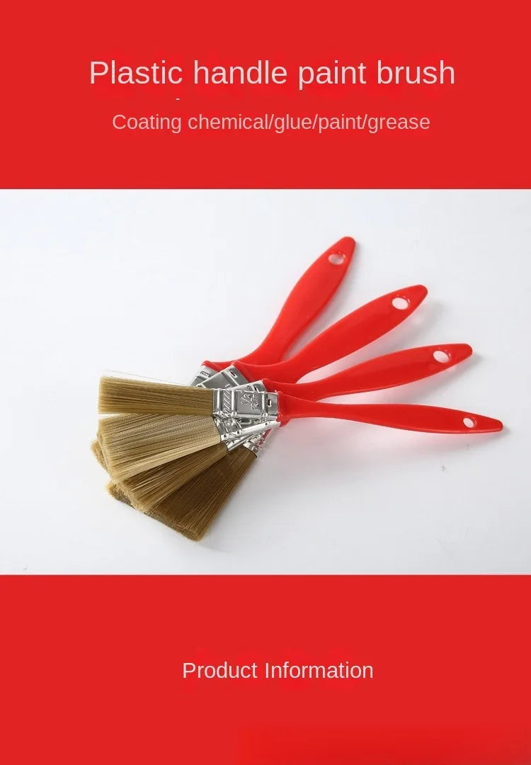 Red paint does not shed dust brush, cleaning brush, paint tools, paint brush