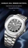 POEDAGAR Top Luxury Brand Man Watch Sports Waterproof Luminous Date Men Wristwatch Square Dial Quartz Men's Watches High Quality