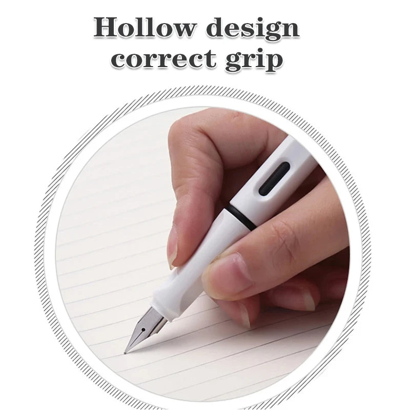 11pcs Fountain Pen Set 0.38mm Replaceable Ink For Smooth Writing, Multifunctional Office Stationery And Learning Supplies