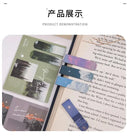 2pcs Forest Landscape Magnetic Bookmark For Pages Books Readers