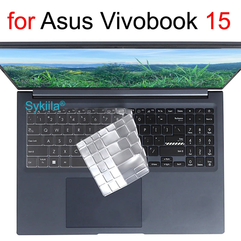 Keyboard Cover for ASUS Vivobook 15 Pro 15X OLED GO S S15 N6506 S5507 S5506 M5506 X1505 M1505 K3504 Silicone Protector Skin Case