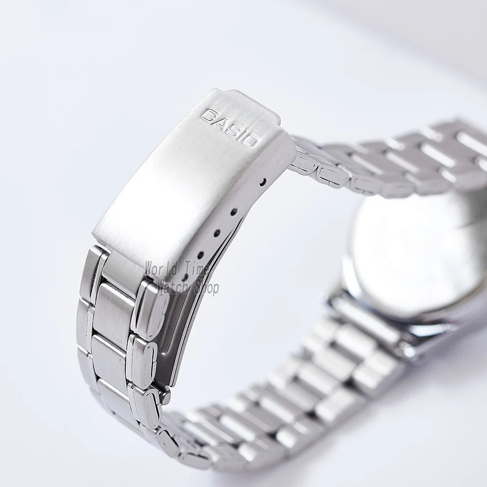 Relógio feminino Casio LTP - V006 prata quartzo com calendário e a prova de agua