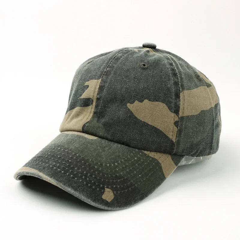 Japanese Style Street Tide Brand Soft Top Camouflage Baseball Cap Female Face Little Wild Peaked Chapéu Da Nike Cap