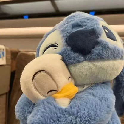 Muñeco de peluche Disney Stitch de 20 cm, Lilo y Stitch, bonito pato de peluche, regalo de cumpleaños para niños, juguetes kawaii.
