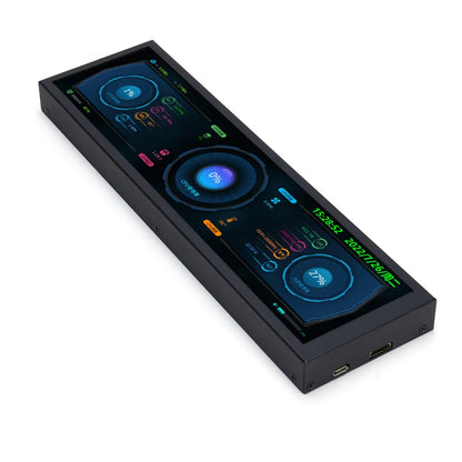 3/5/8.8inch IPS USB Secondary Screen HD-MI Computer CPU GPU RAM HDD SSD Monitor USB Sub Display 480X1920 For Raspberry Pi Linux