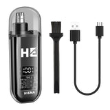 HIENA Electric Nose Hair Trimmer Rechargeable Mini Pocket Nose Ears Hair Shaving Eyebrow Trimmers Clipper Wet and Dry Haircut