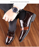 Luxury Mens Leather Shoes Retro Carved Lace-up Brogue Oxford Wedding Men Dress Shoes Male Formal Business Gentleman Office Shoes