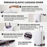 Luggage Cover Protector Elastic Waterproof Dustproof For 18-32 Inch Suitcase Travel Accessories