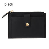 Cute Fashion PU Leather Mini Coin Purse Women Solid Color Credit Card Holder Bags Small Wallet Money Bag Purse Card Holder