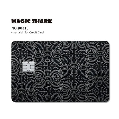 Fashion Matte Gold Silver Black Matte PVC Film Skin Sticker Tape for Bank Credit Debit Card Front Side