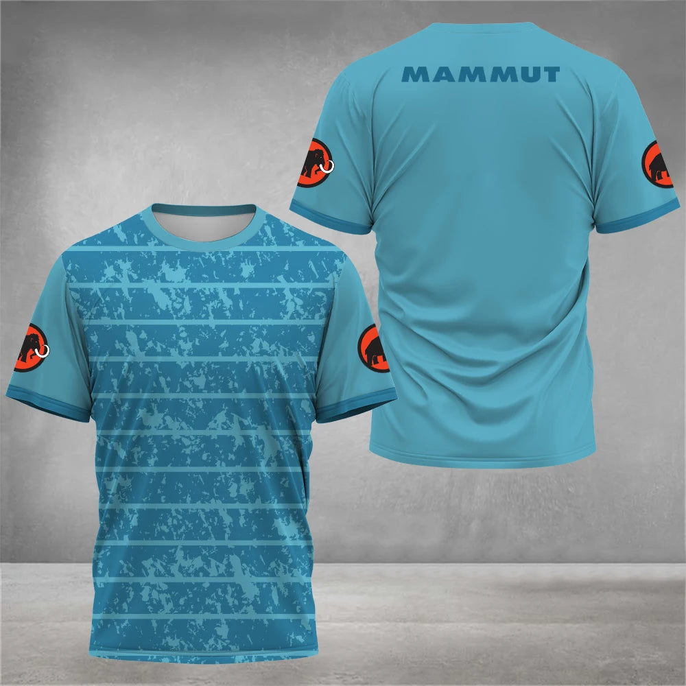 Men's Hiking Outdoor T-Shirt Fashion 3D Printed Design T Shirts For Men Wall Climbing And Trail Running Camping Drifit Clothing