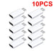10Pcs White