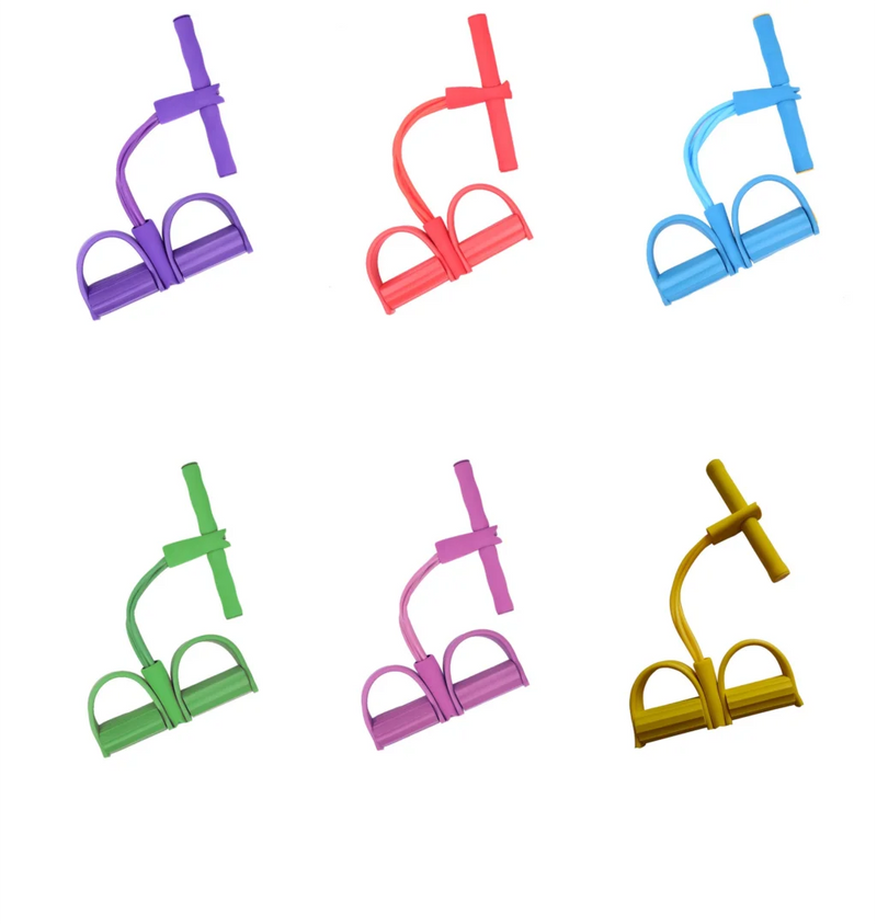 4 Resistanc Elastic Pull Ropes Exerciser Rower Belly Resistance Band Home Gym Sport Training Elastic Bands for Fitness Equipment