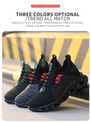 Men Safety Footwear Indestructible Shoes Sneakers Steel Toe Protective Boots Anti-smash Anti-puncture Work Safety Anti-slip Shoe