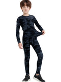 Winter Sports Suit for Children Quick Drying Thermal Underwear Boys Girls Compression Sportswear for Basketball Football