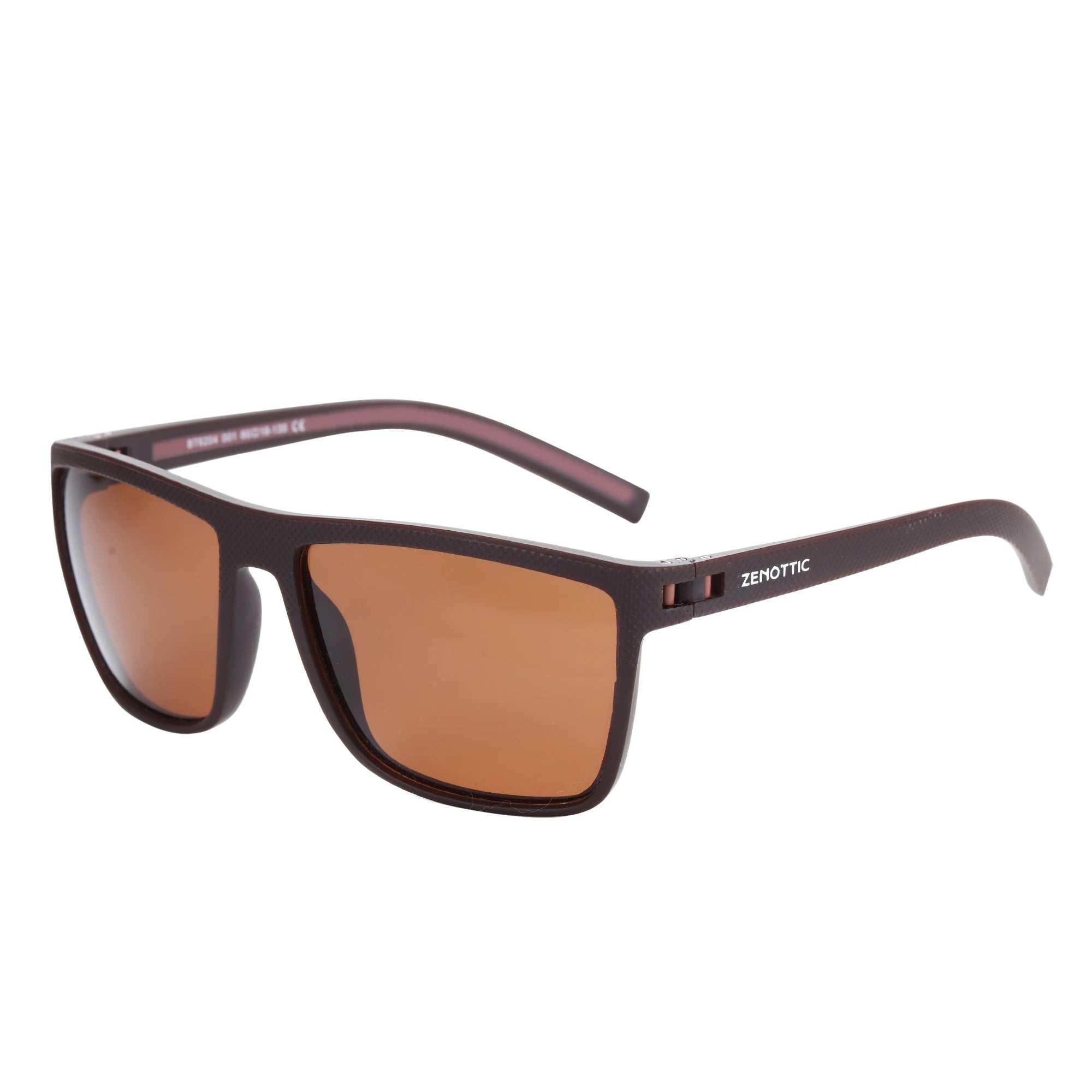 ZENOTTIC Polarized Sunglasses for Men Shades Lightweight TR90 Frame UV400 Protection Square Outdoor Travel Driving Sun Glasses