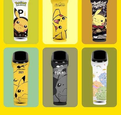 Pokemon Pikachu Dragon Ball Z Sport Casual Watches Led Silicone Watch Color Lovely Digital Children Wristwatch Clock Gift Toys