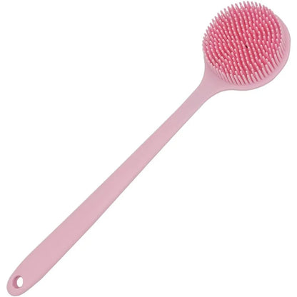 Back Scrubber for Shower Soft Silicone Bath Body Brush with Long Handle