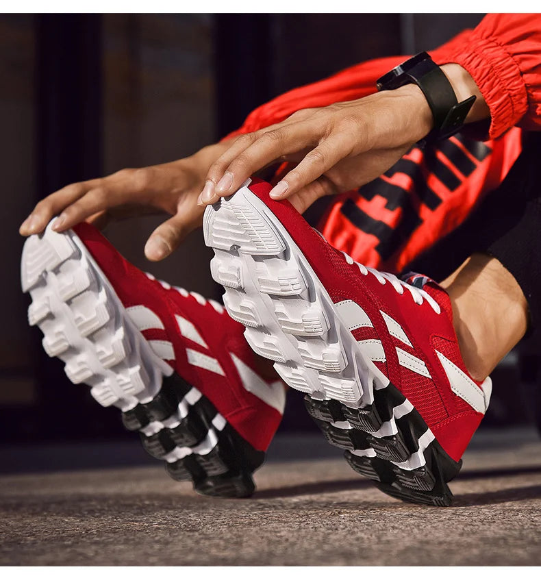 Men Sports Running Shoes Casual Marathon Breathable Lightweight Women's Comfortable Athletic Non-slip Walking Sneakers Outdoors