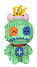 Anime Stitch Building Blocks Angel Scrump Guitar Holding Book Stitch Model Assembled Toys Children's DIY Mini Brick Figure