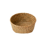Imitation Rattan Rattan Storage Baskets Sundries Organizer Home Desktop Decoration Kitchen Storage Basket Vegetable Fruit